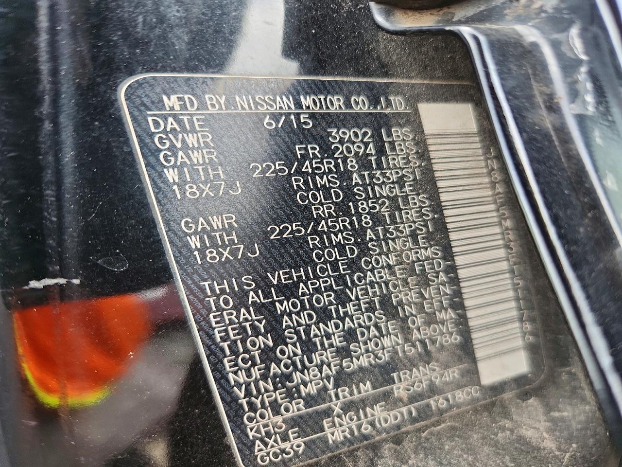 2015 Nissan Juke Nismo - zdjęcie 12