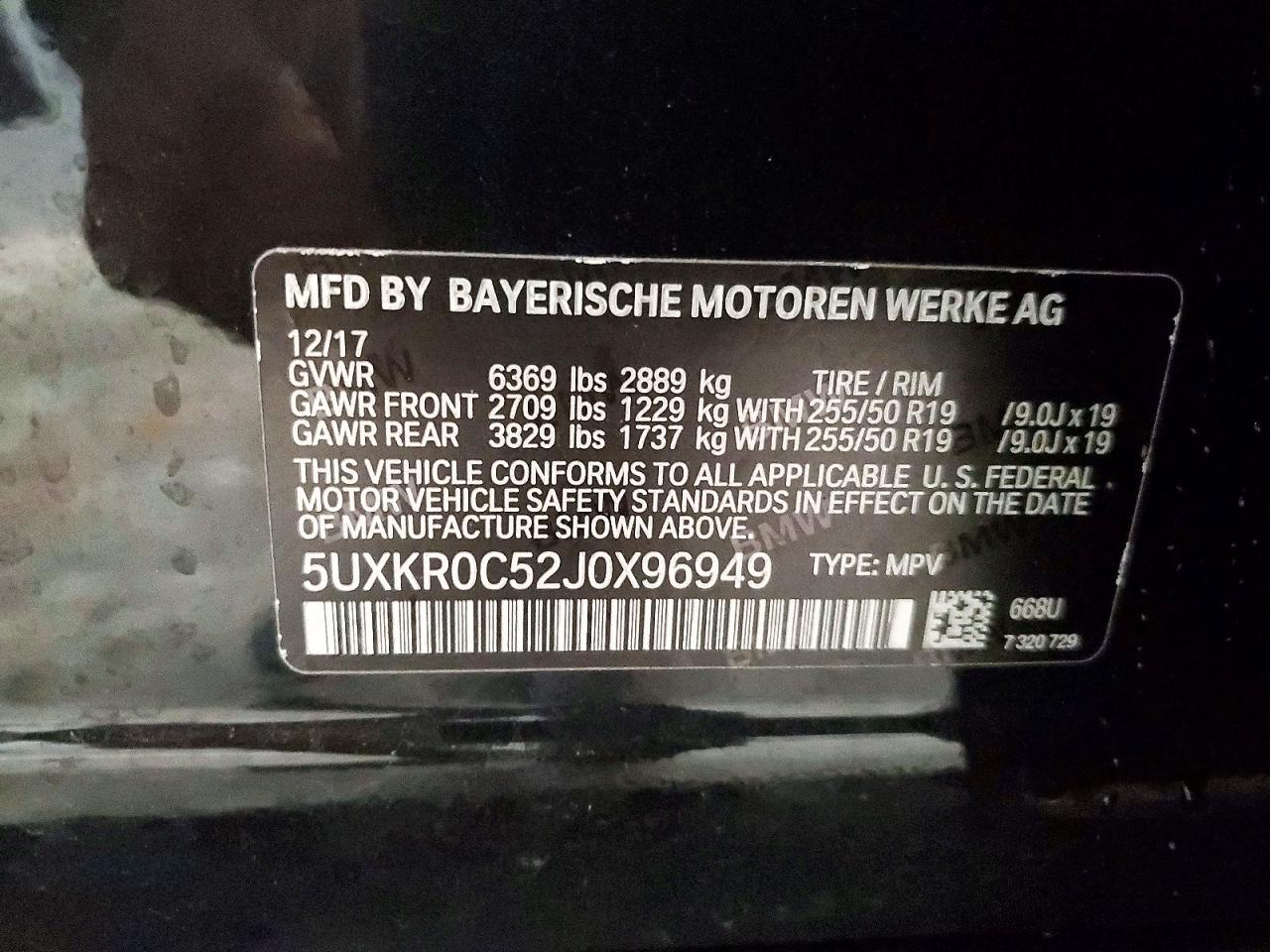 2018 BMW X5 xDrive35I - zdjęcie 12