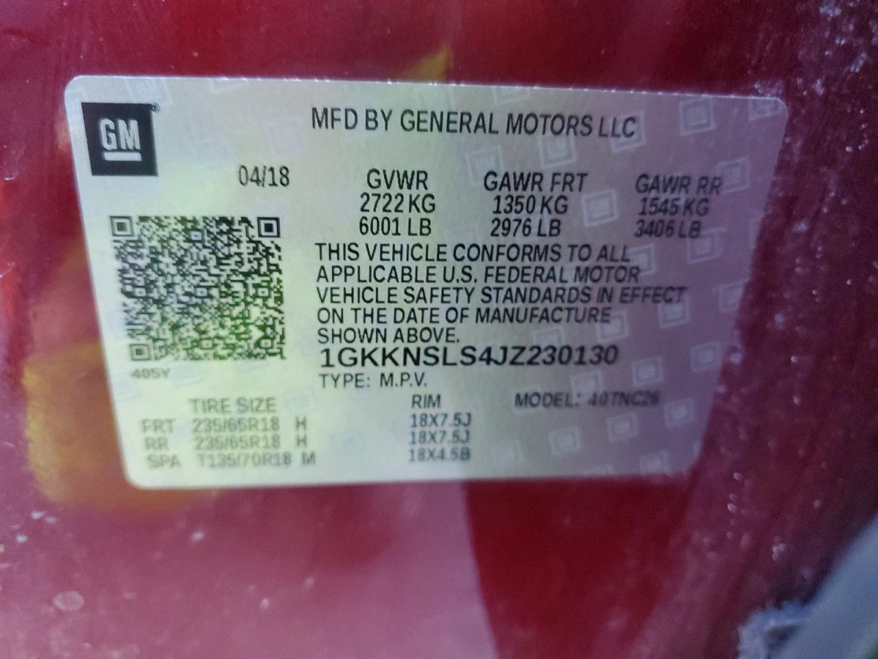 2018 GMC Acadia Sle - zdjęcie 13