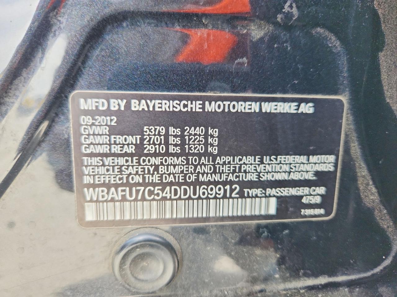 2013 BMW 535 Xi - zdjęcie 12