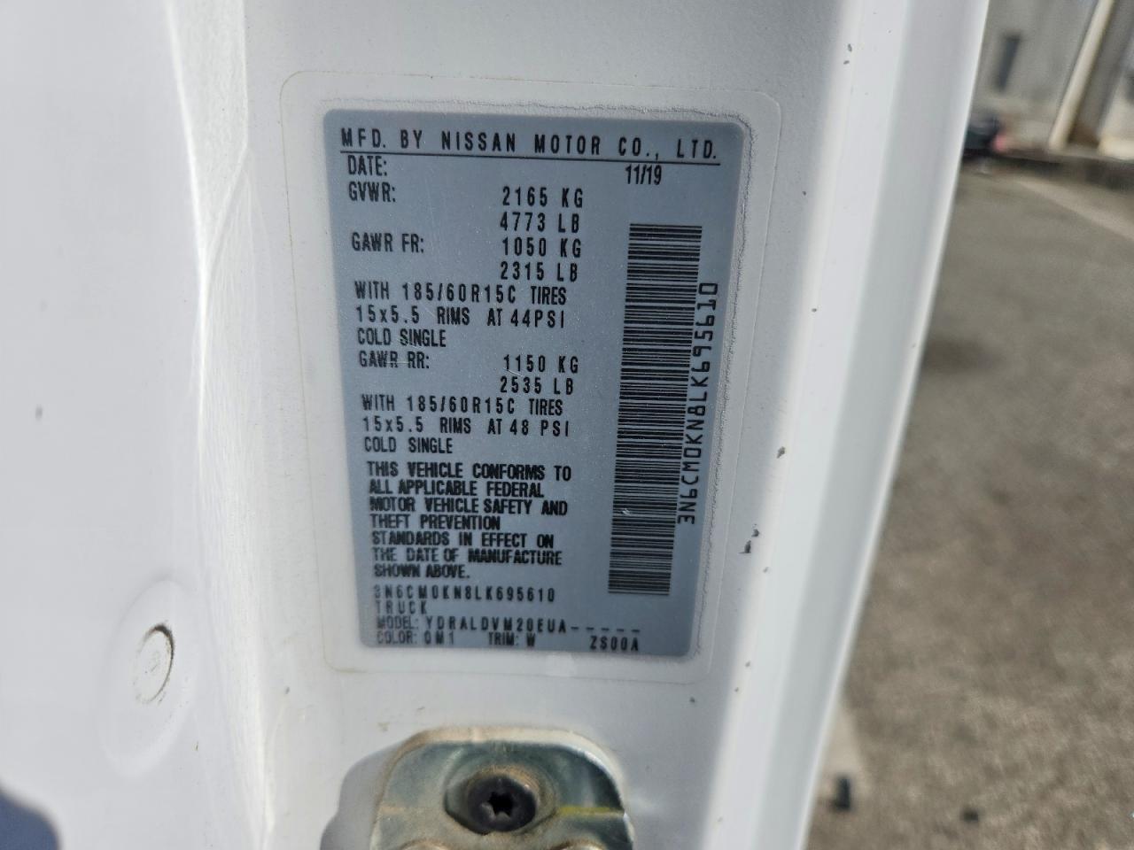 2020 Nissan Nv200 2.5S - zdjęcie 12