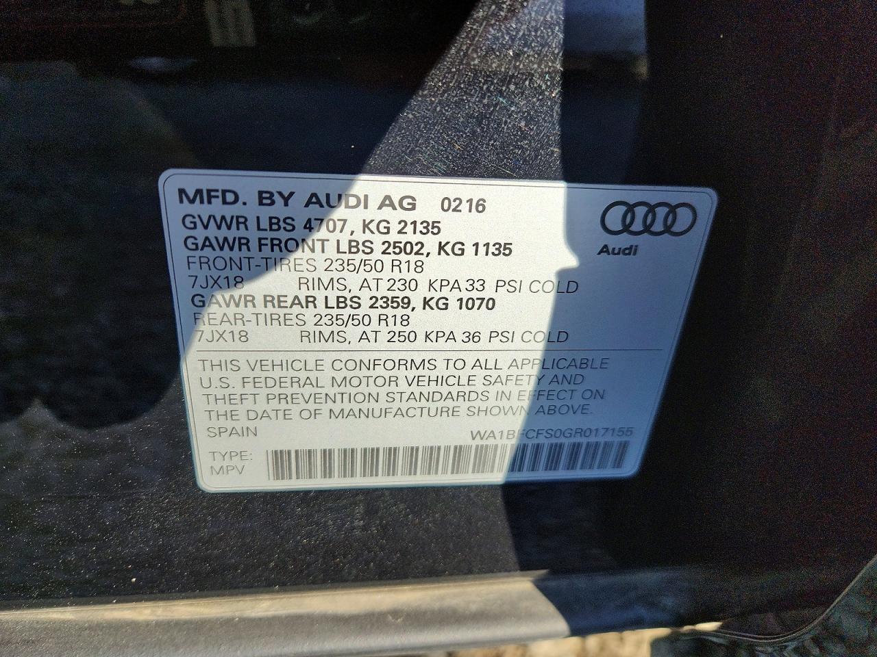 2016 Audi Q3 Premium Plus - zdjęcie 13