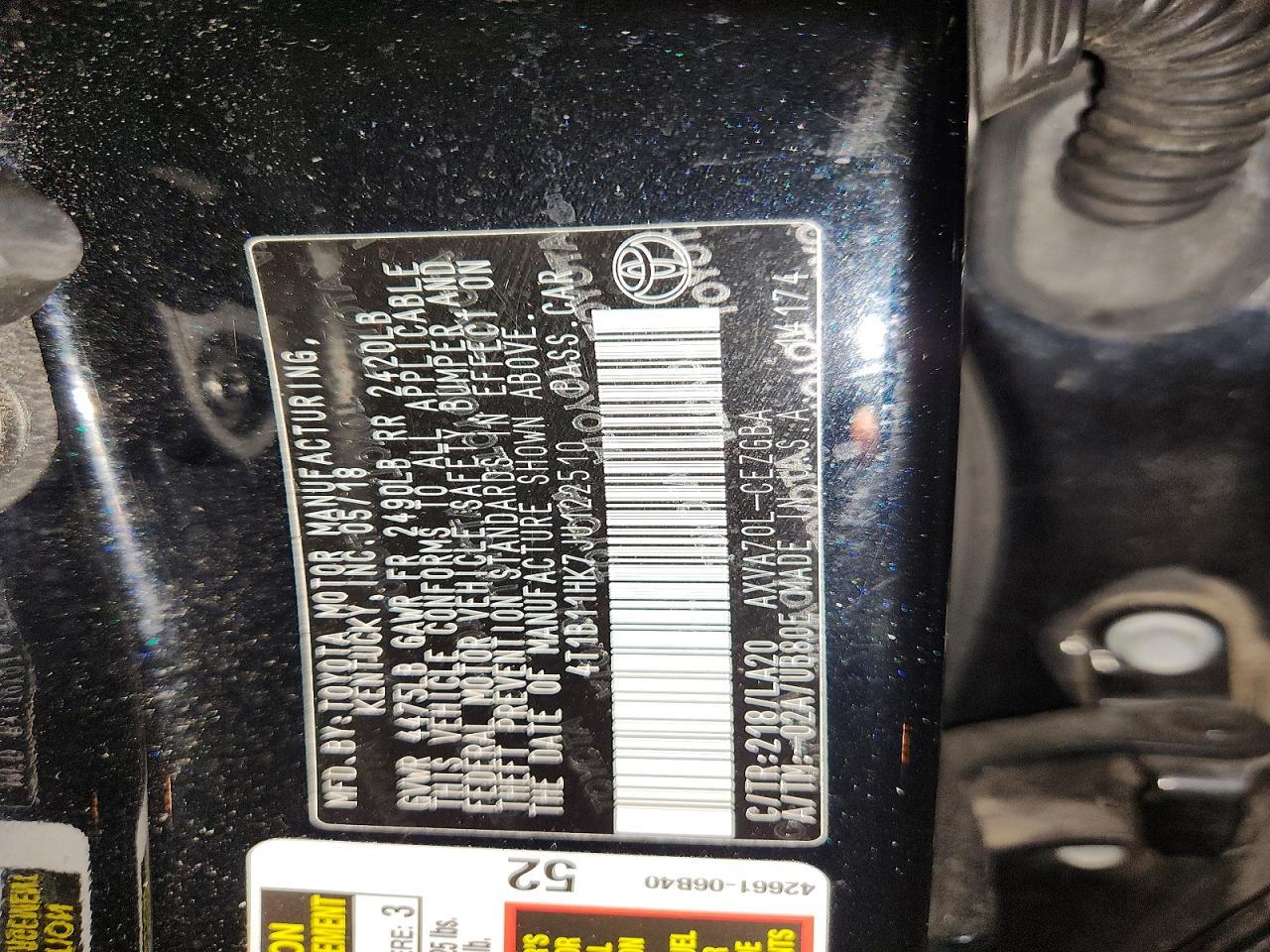 2018 Toyota Camry Xle - zdjęcie 12