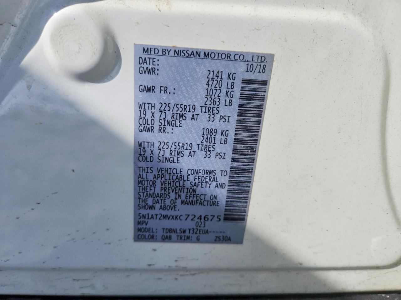 2019 Nissan Rogue Sl - zdjęcie 13