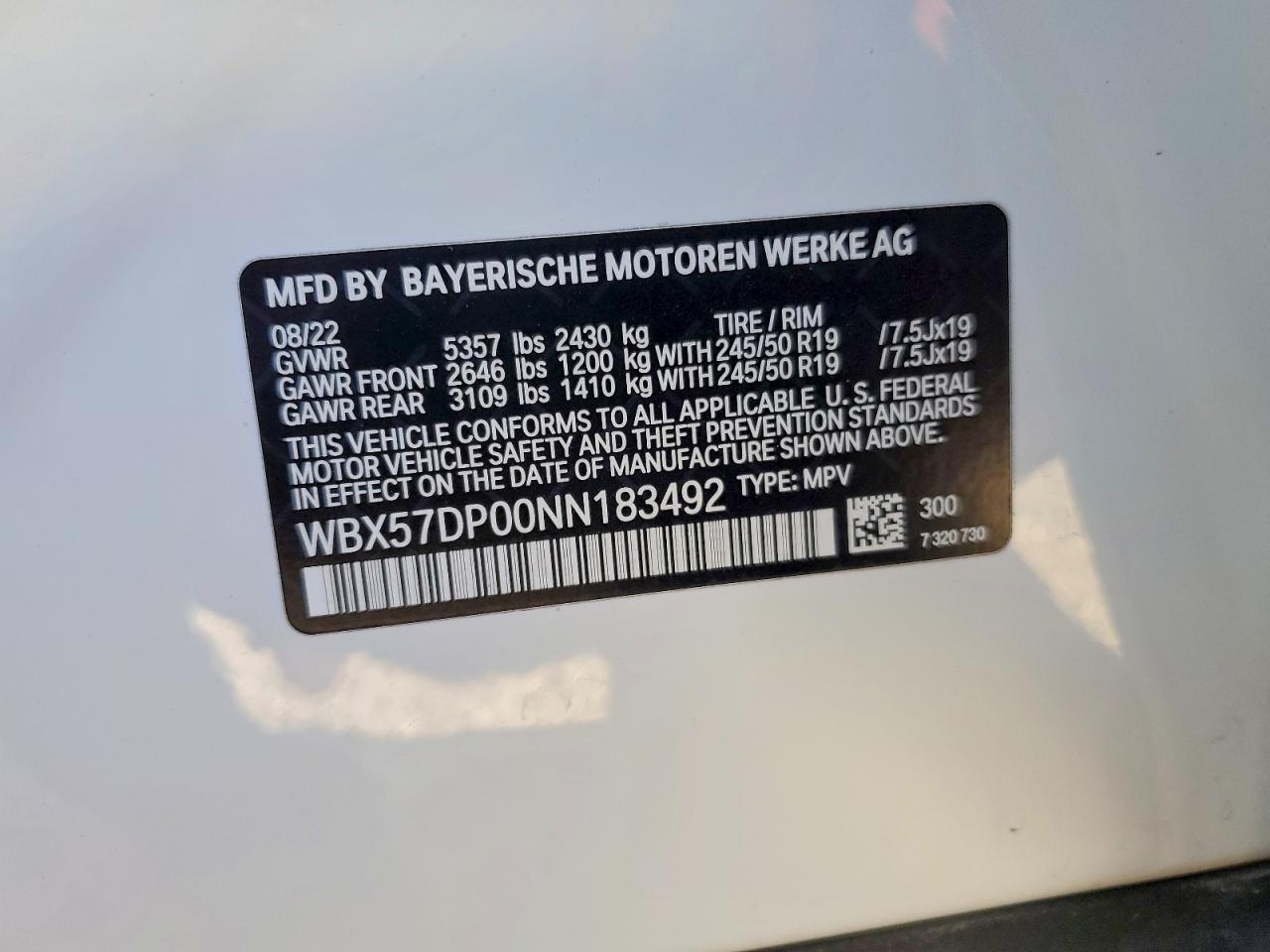 2022 BMW X3 xDrive30I - zdjęcie 12