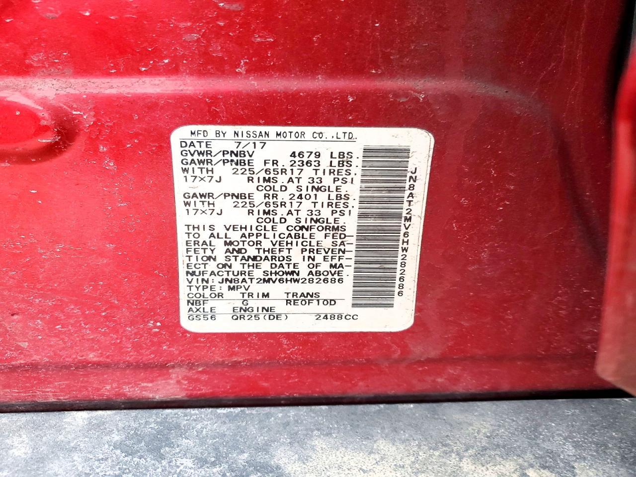 2017 Nissan Rogue S - zdjęcie 13