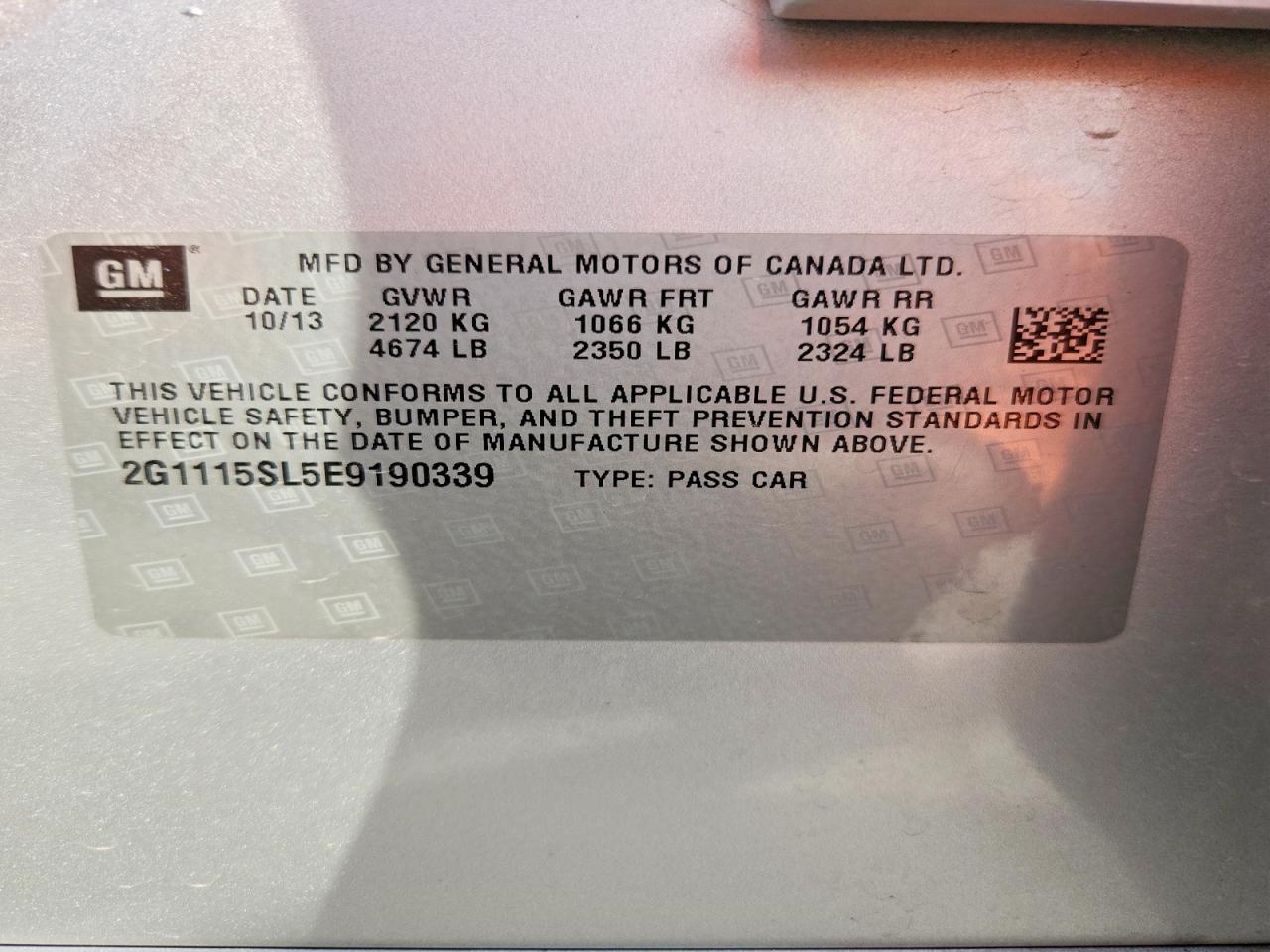 2014 Chevrolet Impala Lt - zdjęcie 12