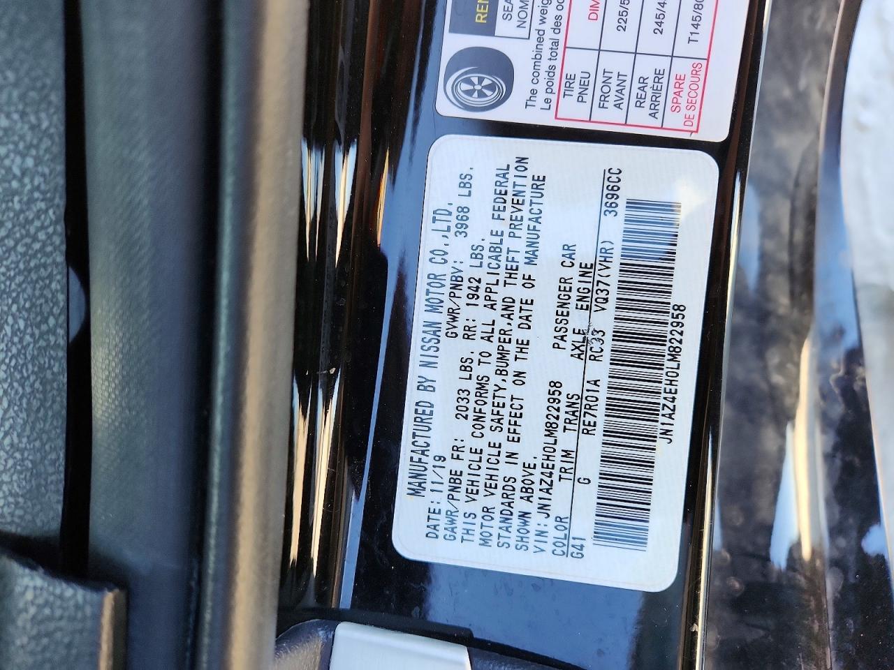 2020 Nissan 370Z Base - zdjęcie 12