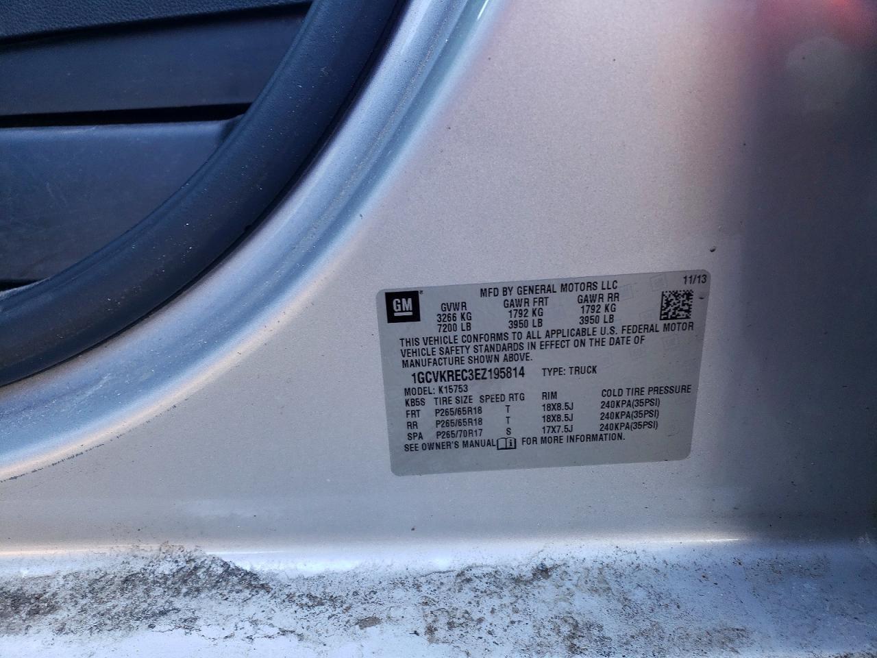 2014 Chevrolet Silverado K1500 Lt - zdjęcie 13