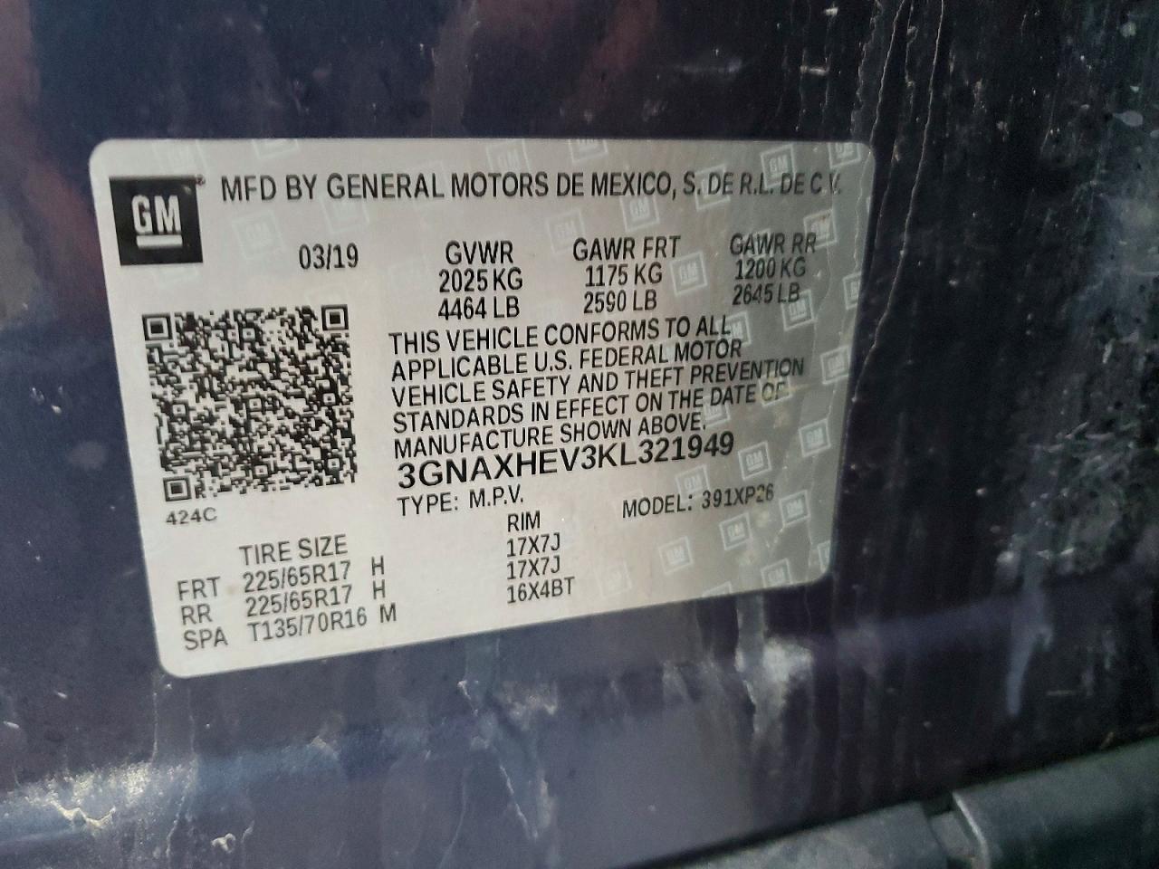 2019 Chevrolet Equinox Ls - zdjęcie 13