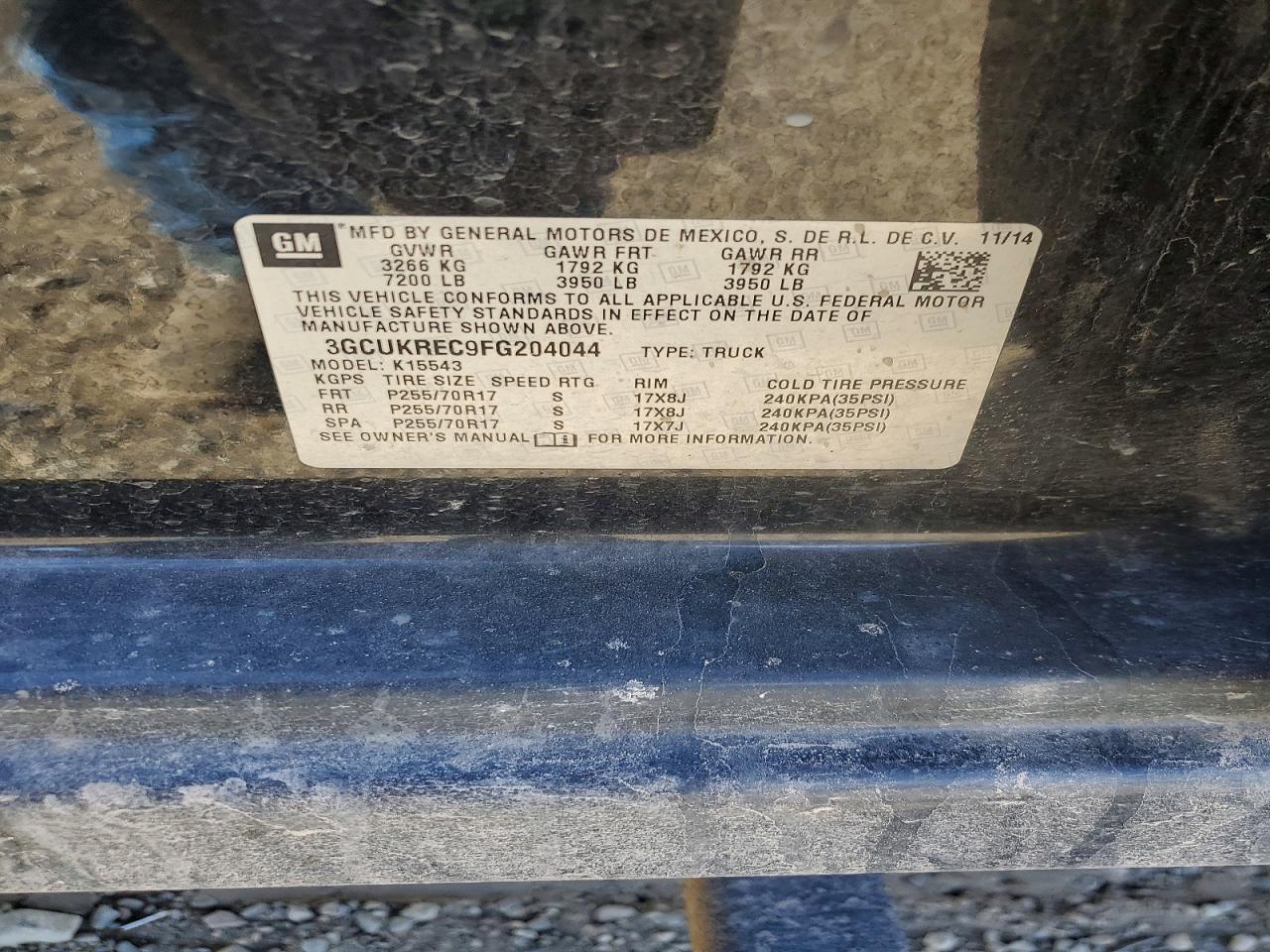 2015 Chevrolet Silverado K1500 Lt - zdjęcie 13
