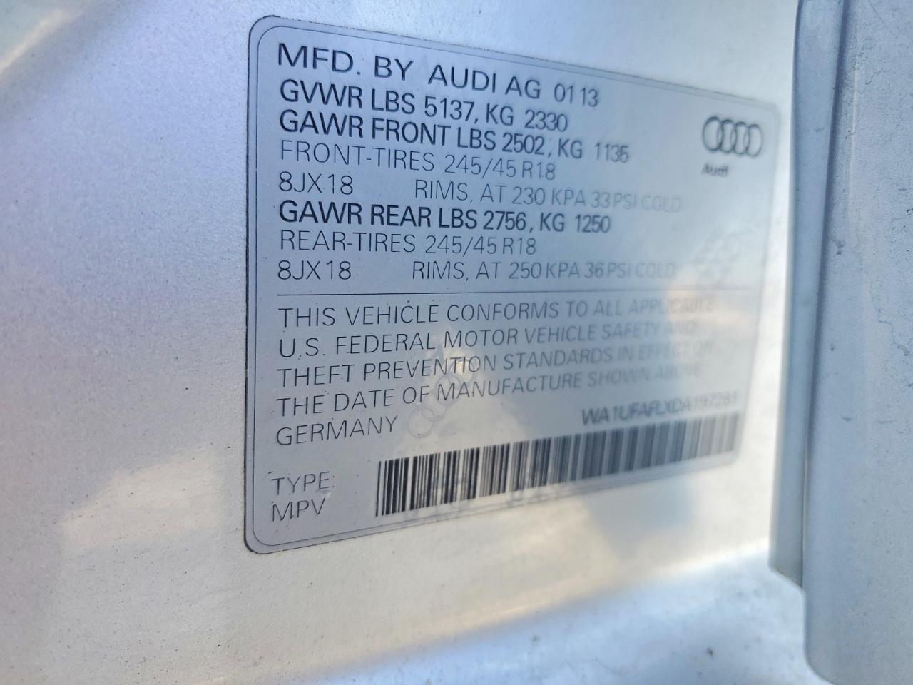 2013 Audi A4 Allroad Premium Plus - zdjęcie 12