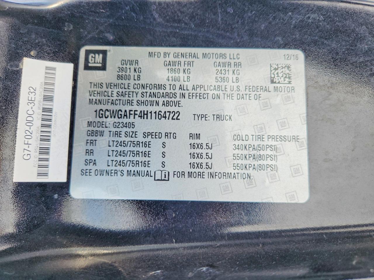 2017 Chevrolet Express G2500 - zdjęcie 12