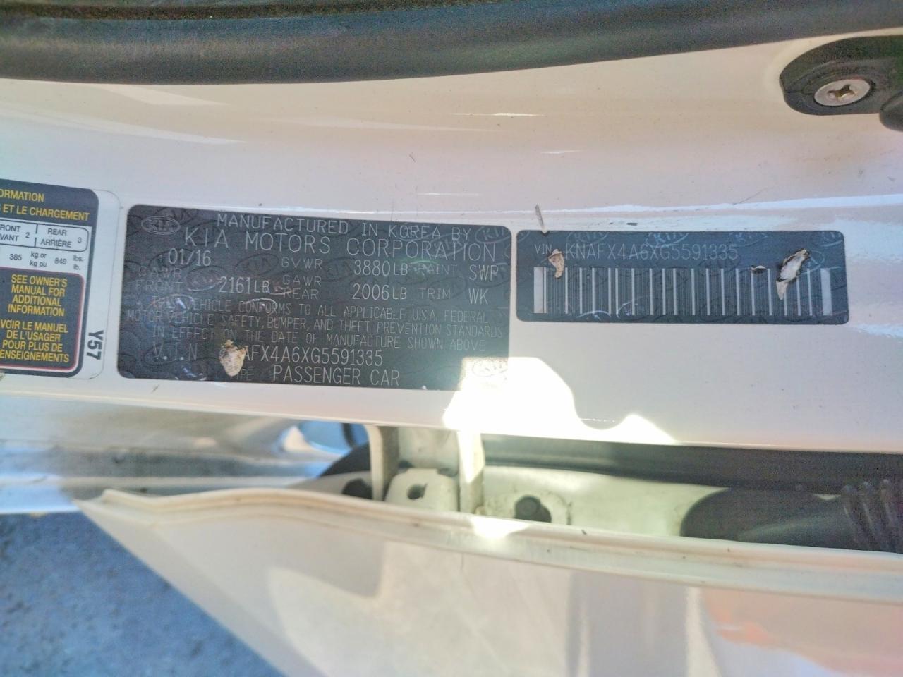 2016 Kia Forte Lx - zdjęcie 12