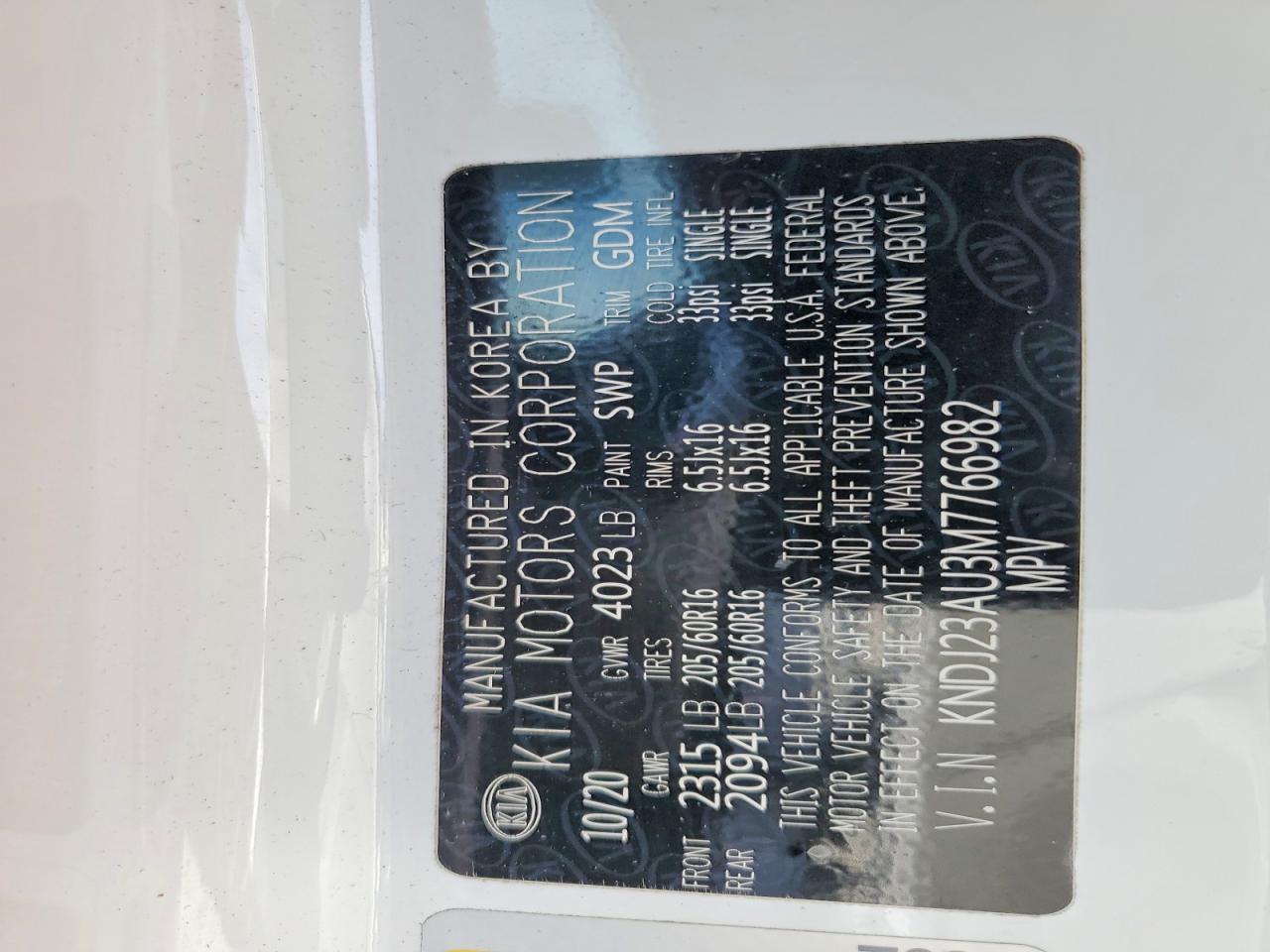 2021 Kia Soul Lx - zdjęcie 14