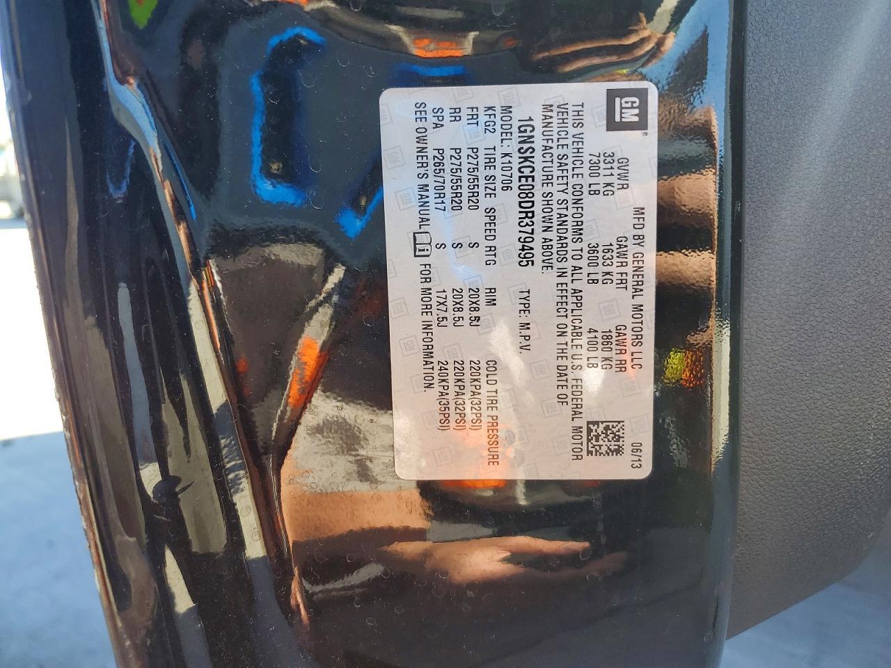 2013 Chevrolet Tahoe K1500 Ltz - zdjęcie 13