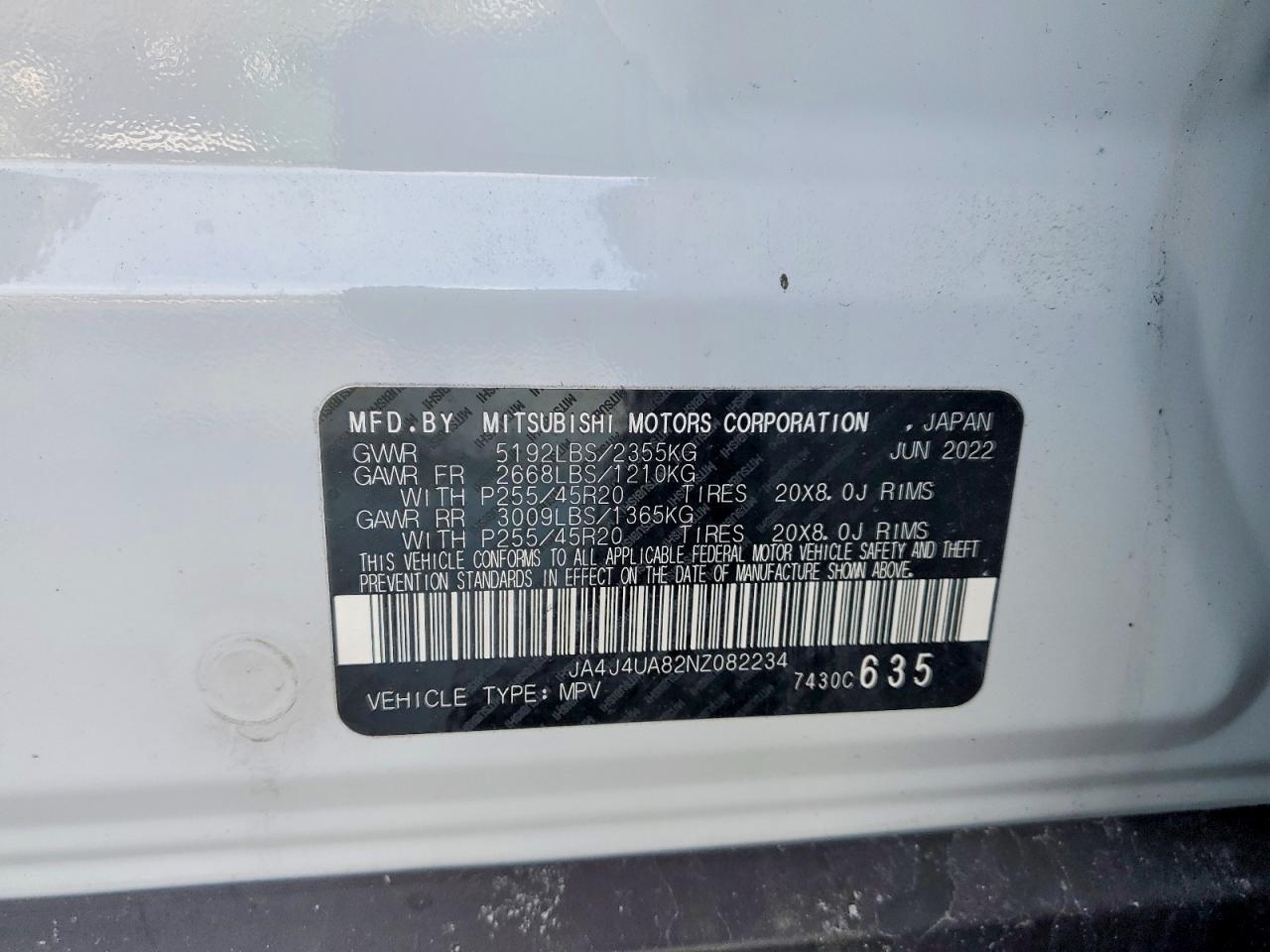 2022 Mitsubishi Outlander Se - zdjęcie 13