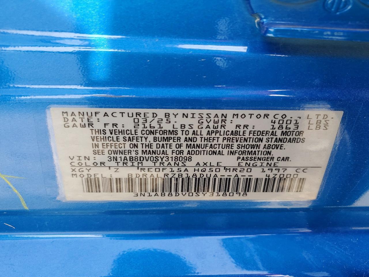 2025 Nissan Sentra Sr - zdjęcie 13