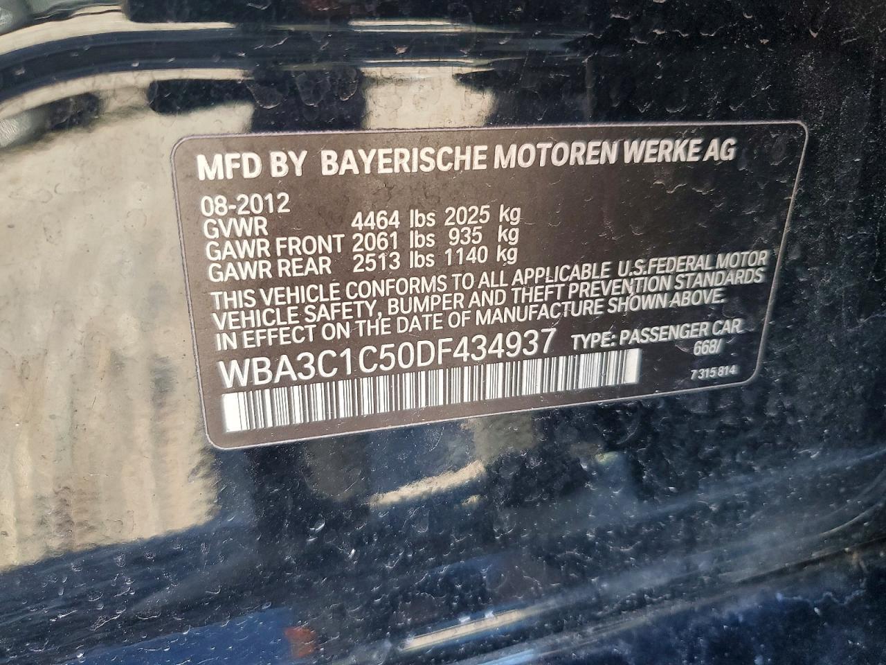 2013 BMW 328 I Sulev - zdjęcie 12