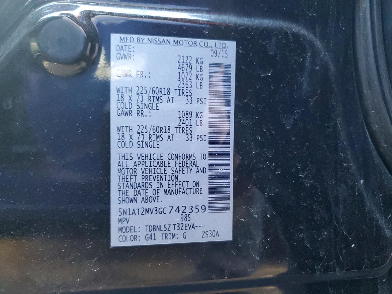 2016 Nissan Rogue Sl - zdjęcie 13