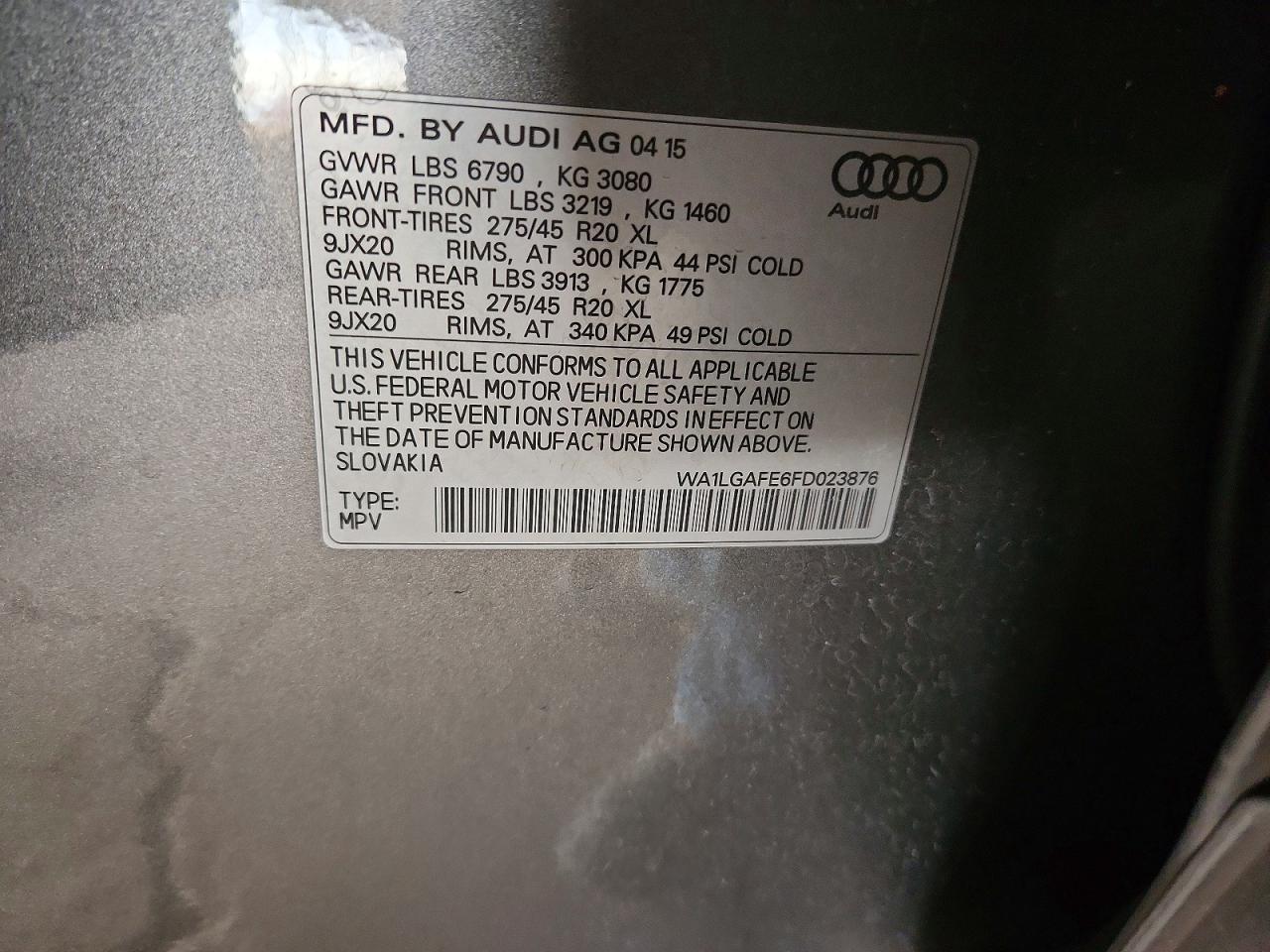 2015 Audi Q7 Premium Plus - zdjęcie 13