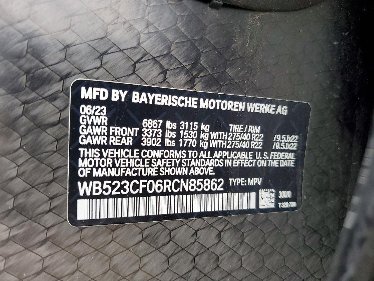 2024 BMW Ix xDrive50 - zdjęcie 14