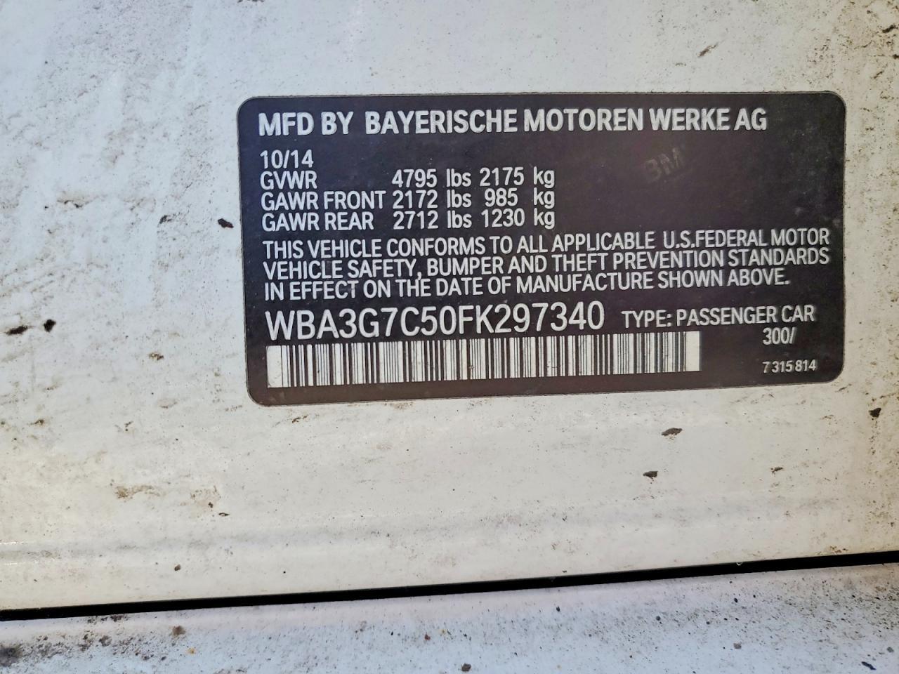 2015 BMW 328 Xi - zdjęcie 13