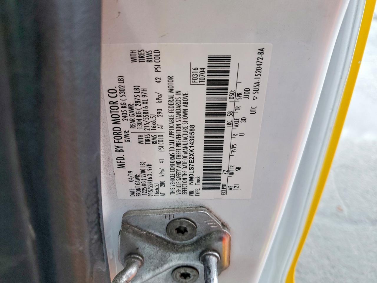 2019 Ford Transit Connect Xl Cargo * Prior Fleet * - zdjęcie 13