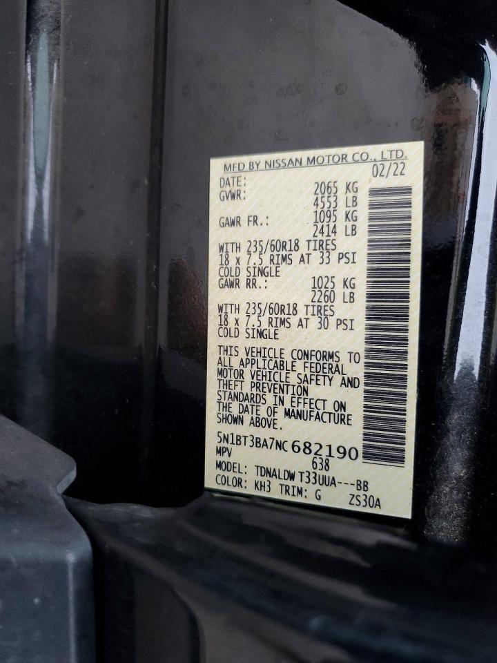 2022 Nissan Rogue Sv - zdjęcie 13