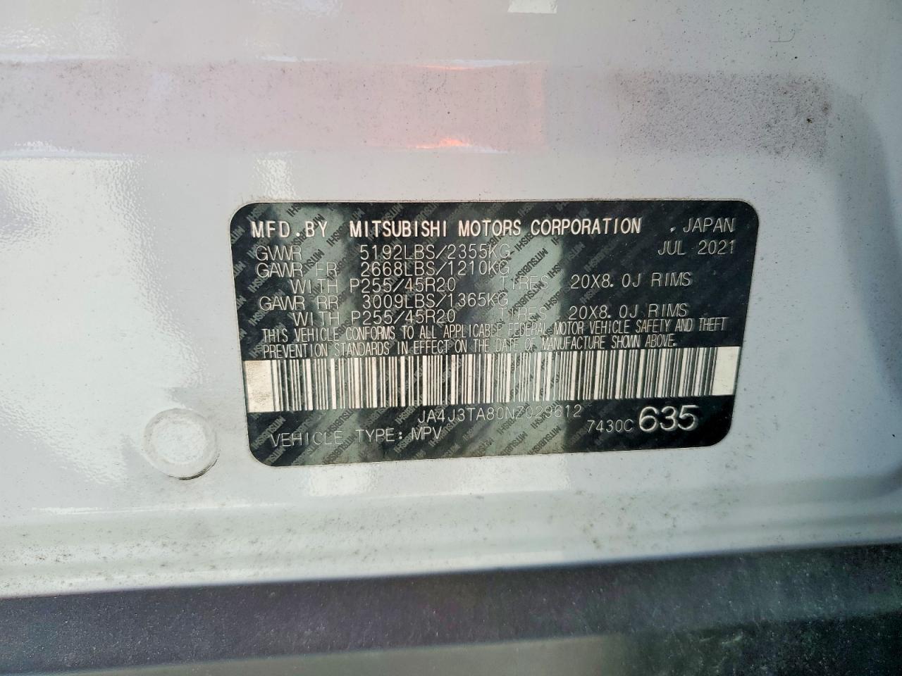 2022 Mitsubishi Outlander Es - zdjęcie 14