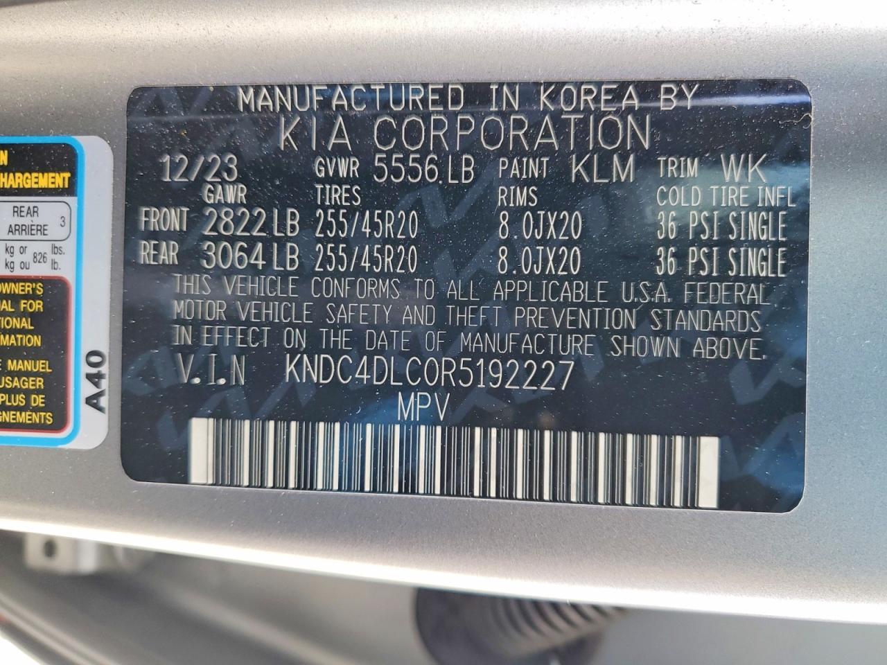 2024 Kia Ev6 Gt-Line - zdjęcie 12