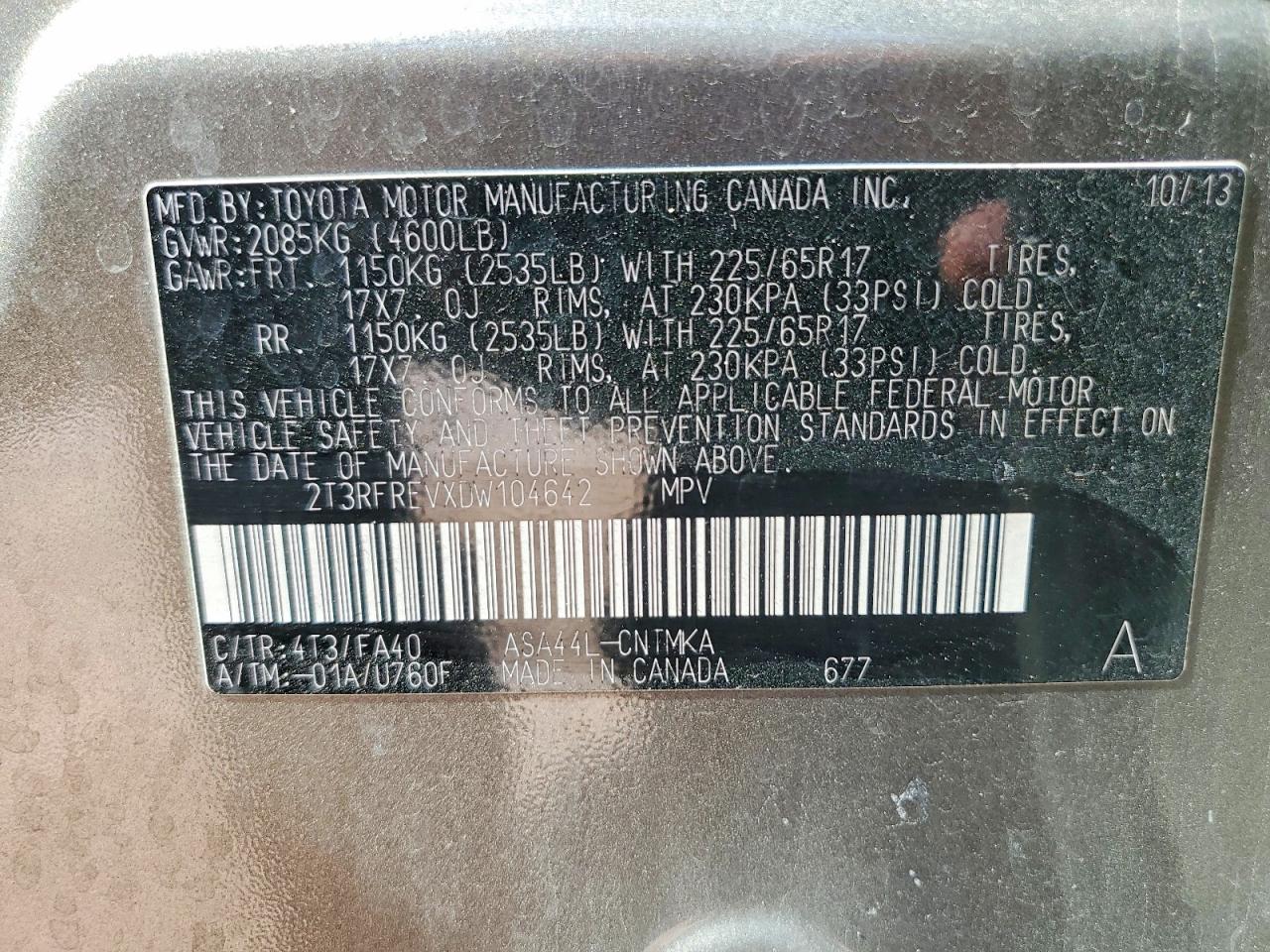 2013 Toyota Rav4 Xle - zdjęcie 13