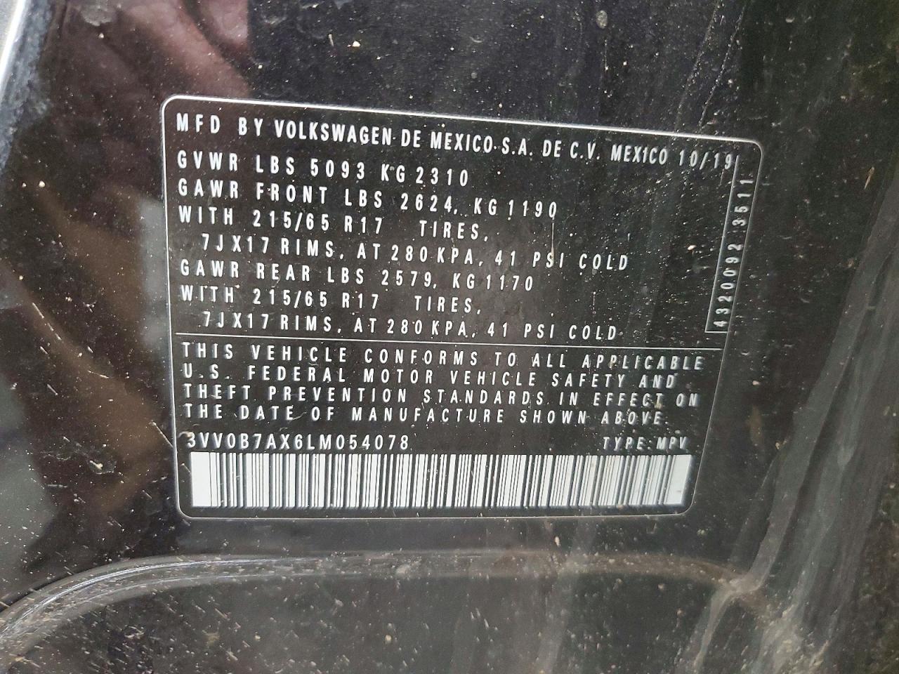 2020 Volkswagen Tiguan S - zdjęcie 13