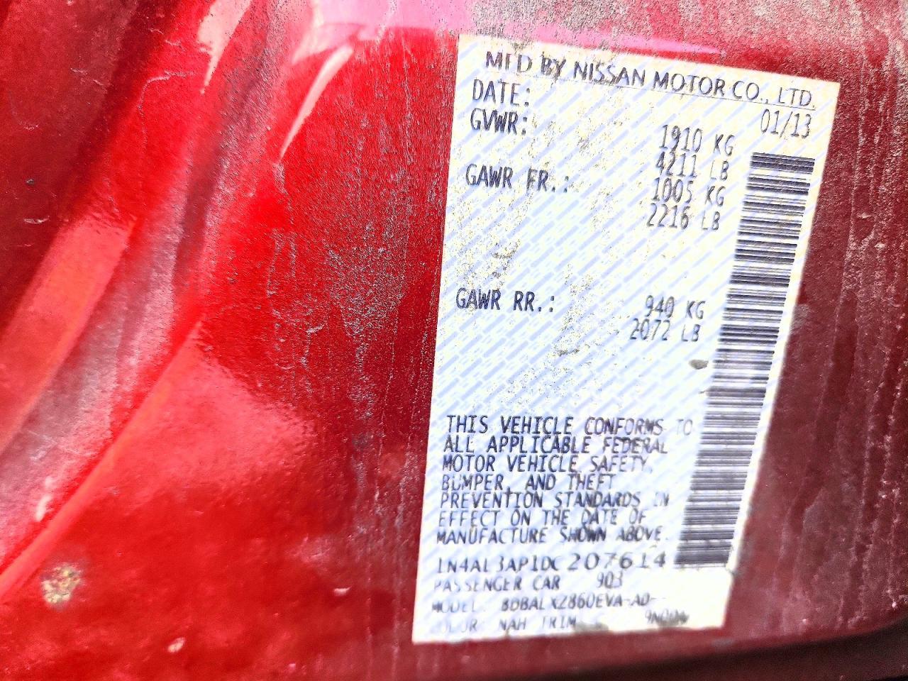 2013 Nissan Altima 2.5 - zdjęcie 13