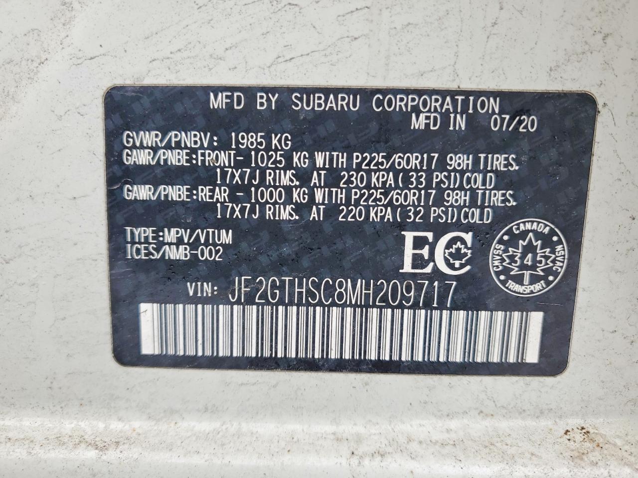 2021 Subaru Crosstrek Sport - zdjęcie 13