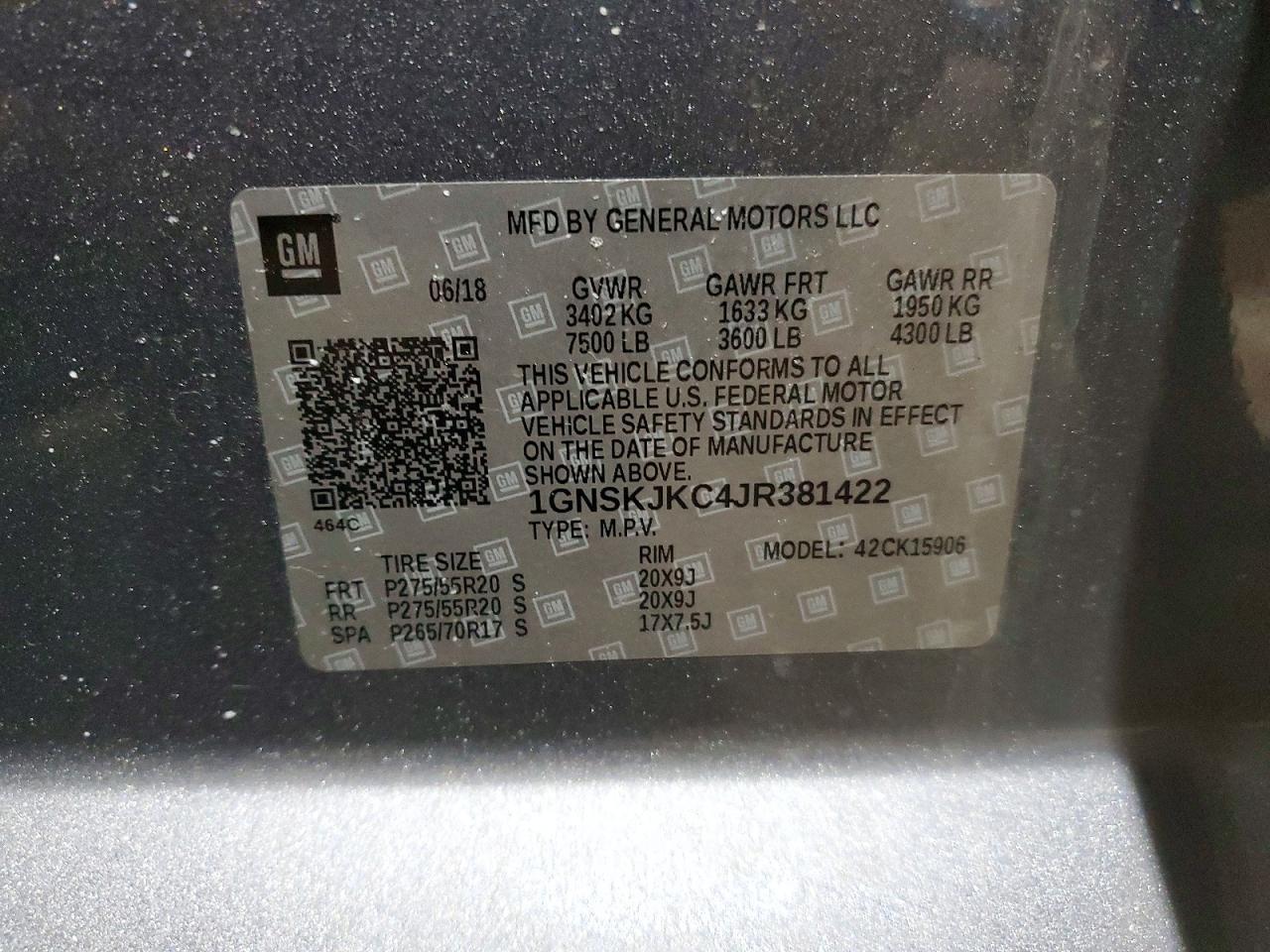 2018 Chevrolet Suburban K1500 Premier - zdjęcie 13