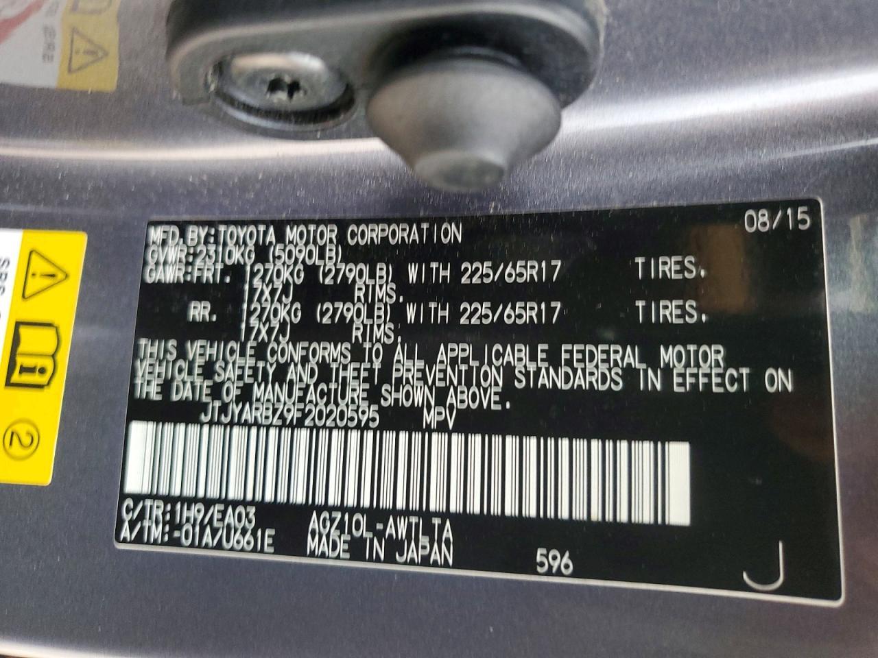 2015 Lexus Nx 200T Base - zdjęcie 14