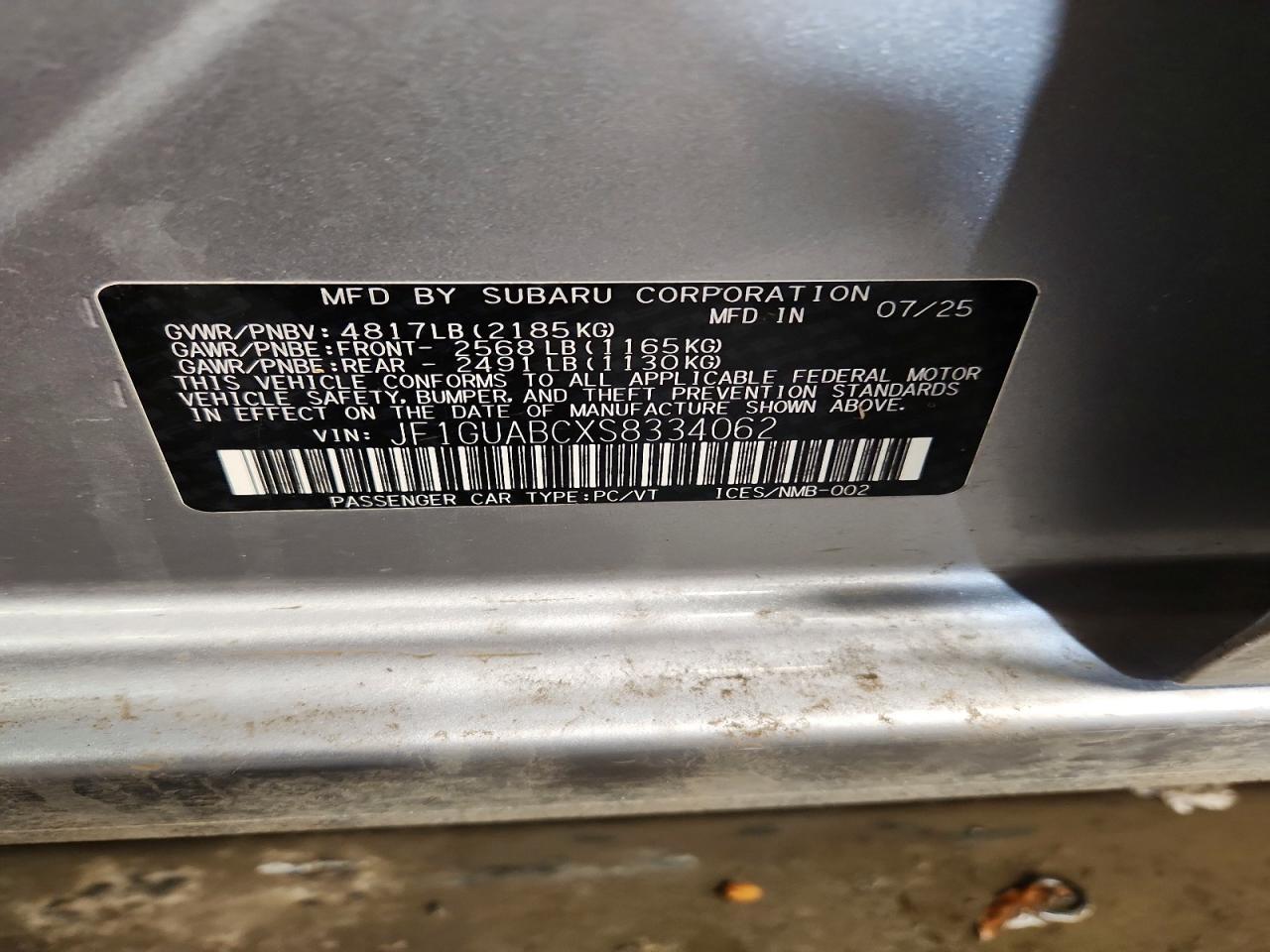 2025 Subaru Impreza - zdjęcie 12