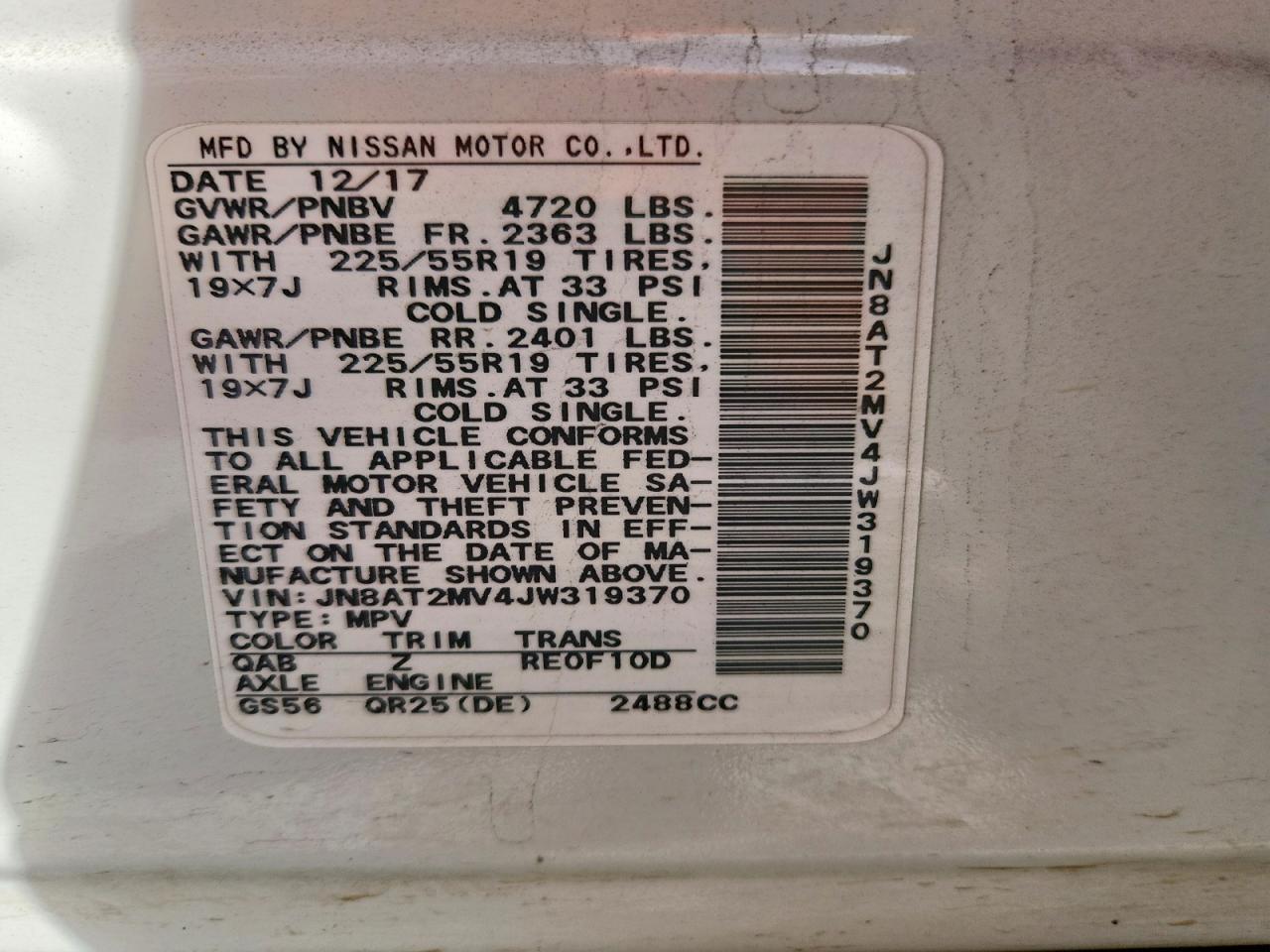 2018 Nissan Rogue Sl - zdjęcie 14