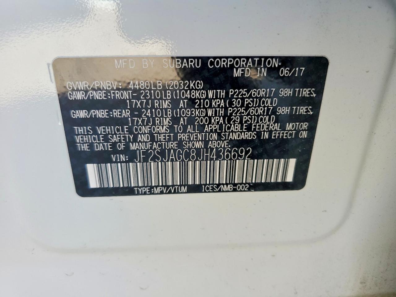 2018 Subaru Forester 2.5I Premium - zdjęcie 14