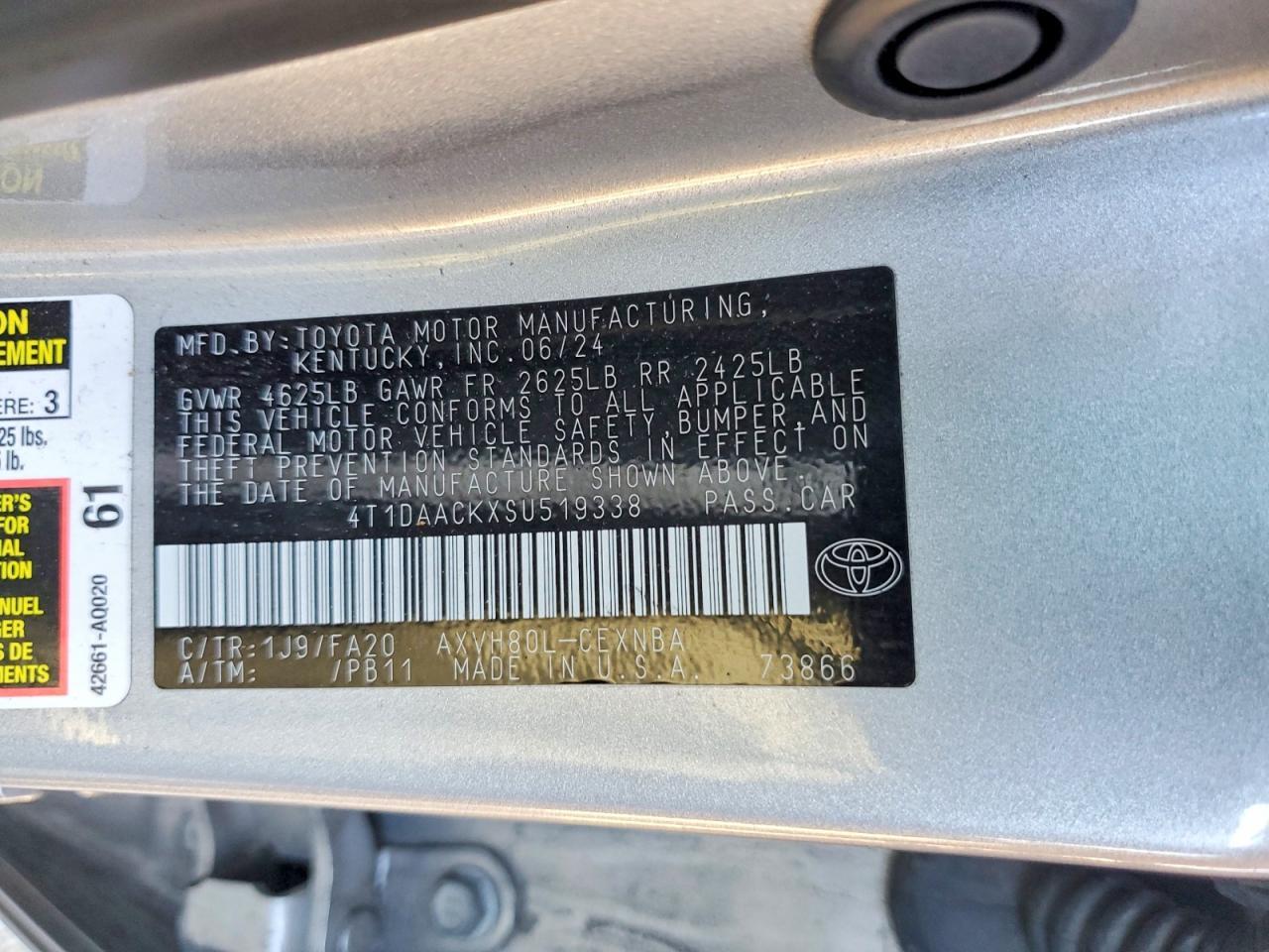 2025 Toyota Camry Xse - zdjęcie 12