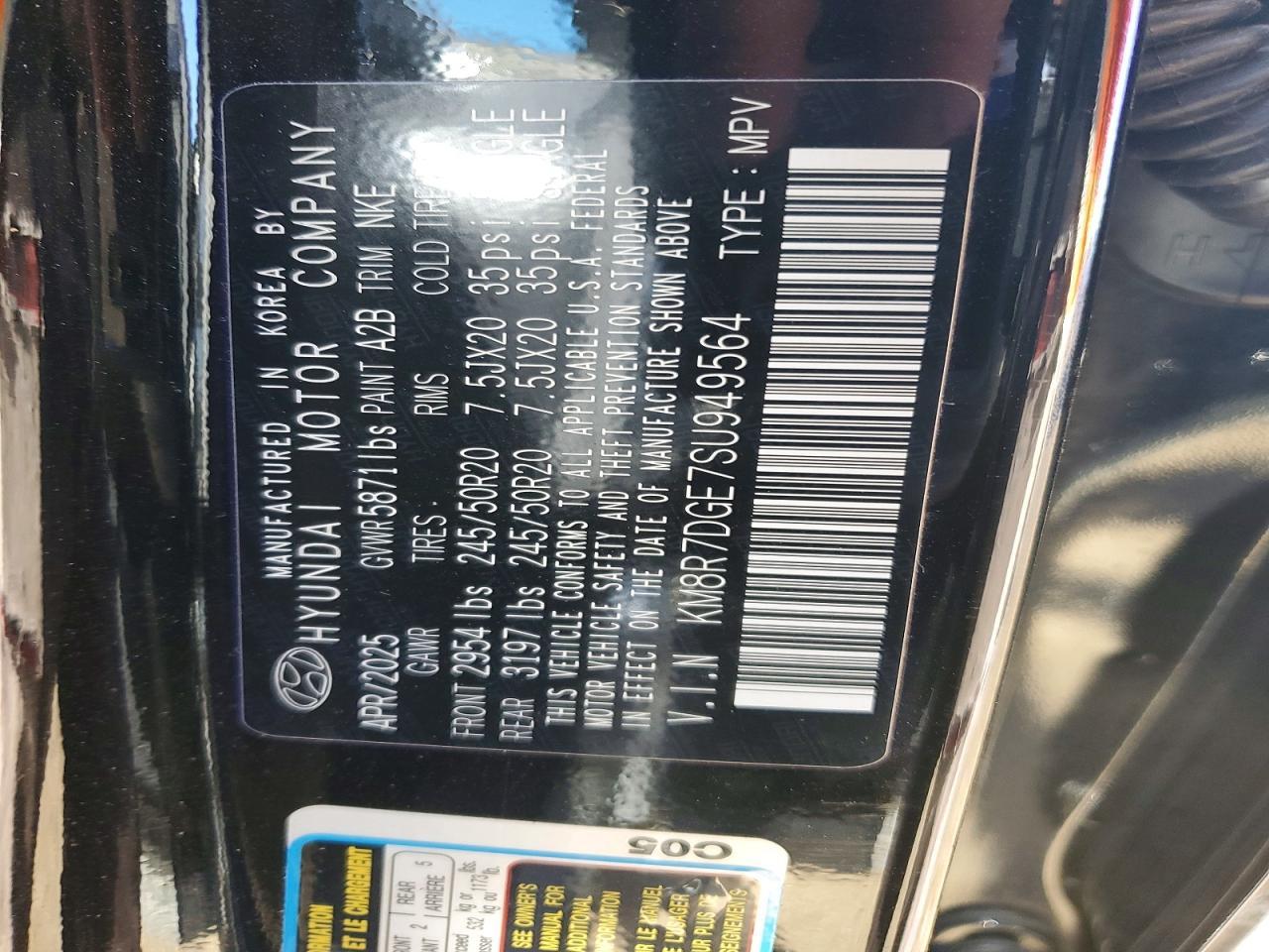 2025 Hyundai Palisade Calligraphy Night Edition - zdjęcie 13