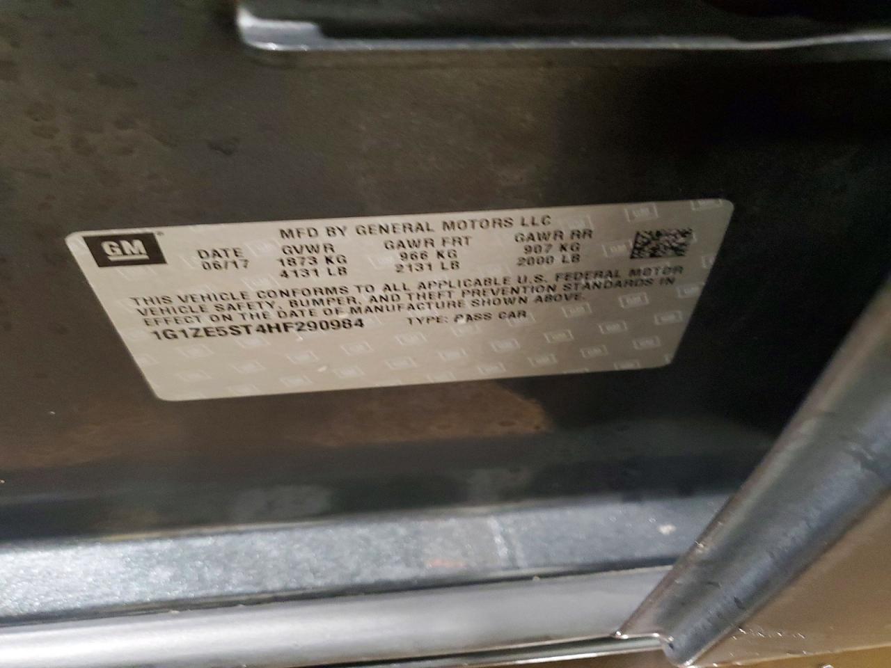 2017 Chevrolet Malibu Lt - zdjęcie 12