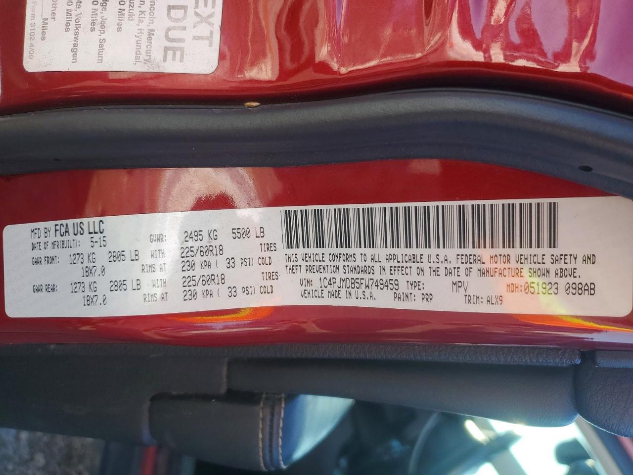 2015 Jeep Cherokee Limited - zdjęcie 12