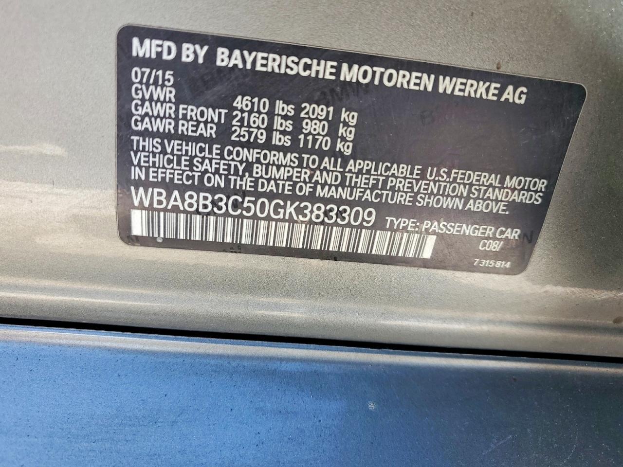 2016 BMW 340 I - zdjęcie 12