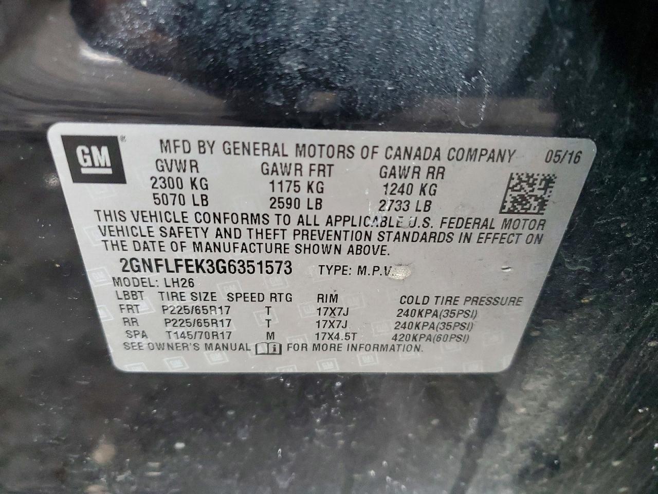 2016 Chevrolet Equinox - zdjęcie 13