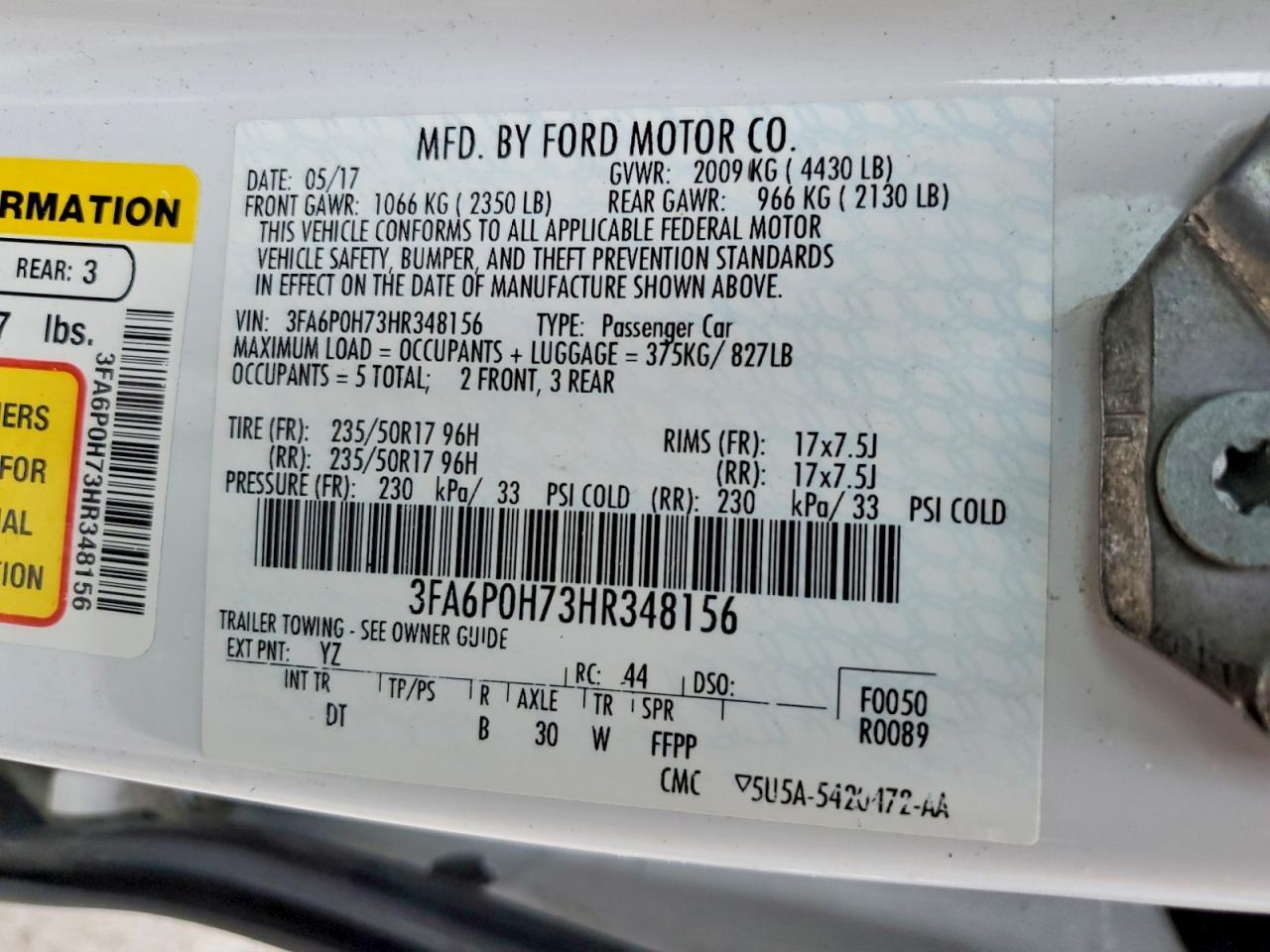 2017 Ford Fusion Se - zdjęcie 13