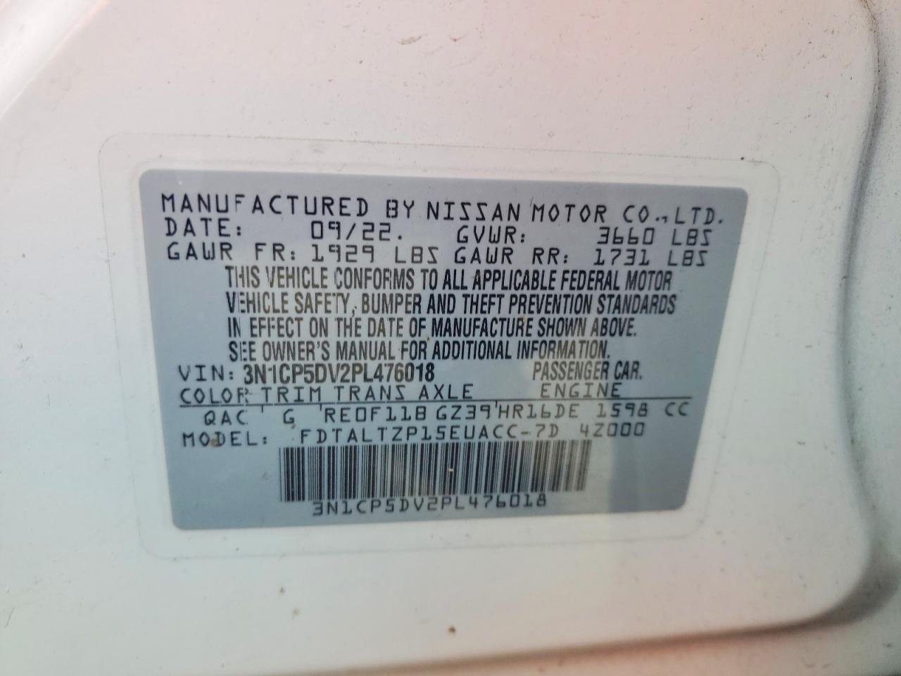 2023 Nissan Kicks Sr - zdjęcie 13