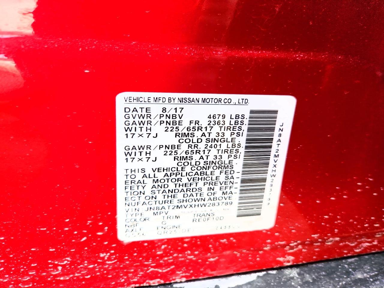 2017 Nissan Rogue Sv - zdjęcie 12