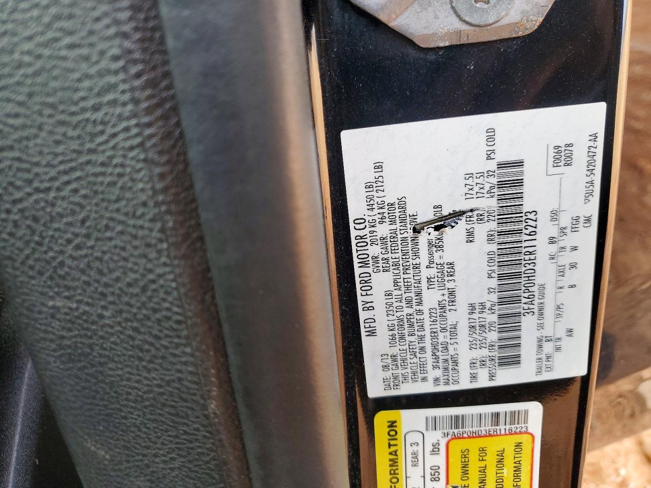 2014 Ford Fusion Se - zdjęcie 12